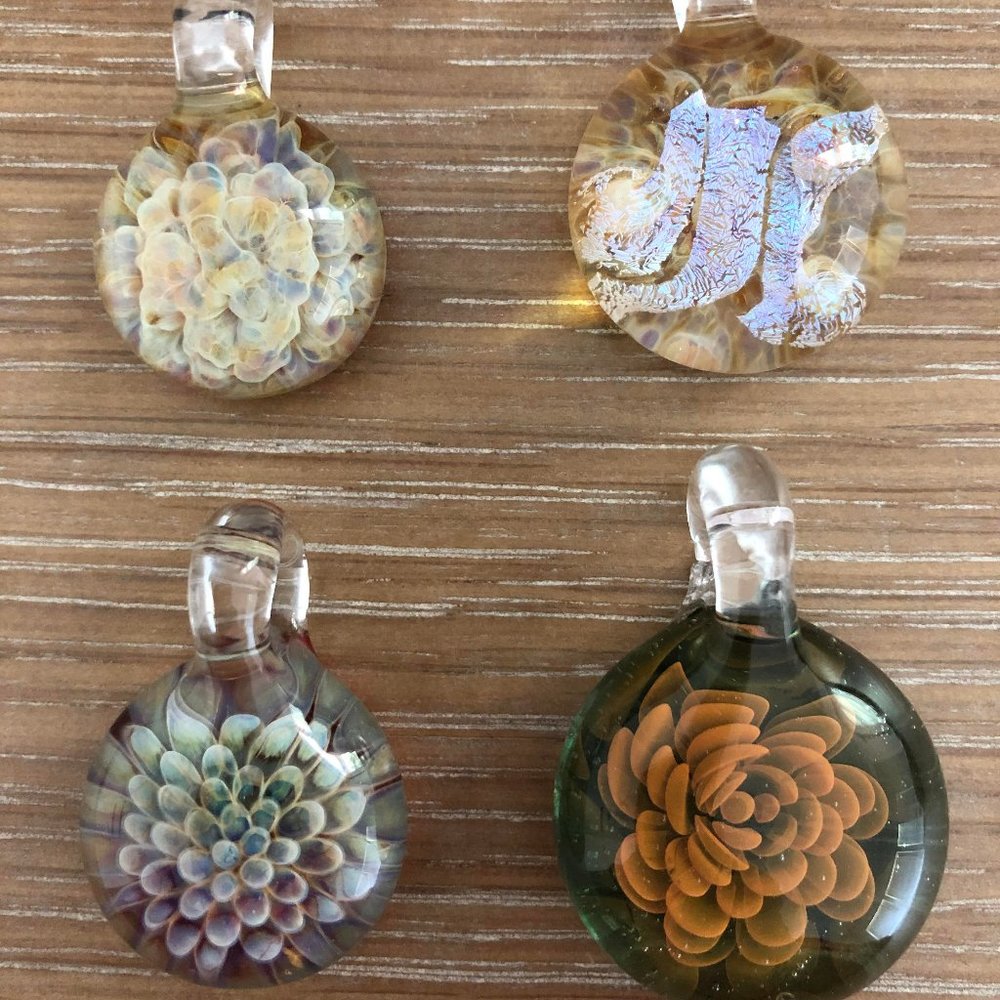 Hand Blown Glass Pendants